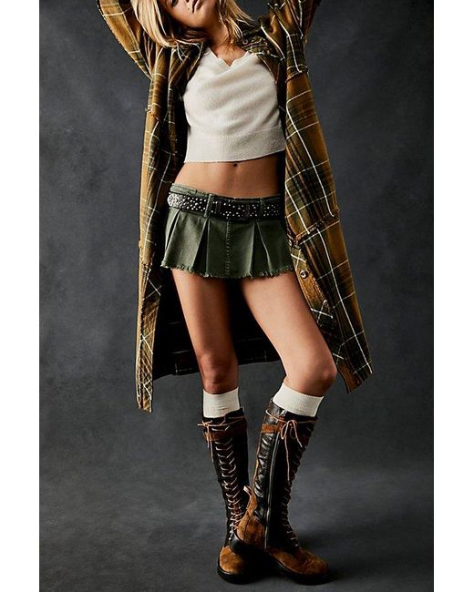 Free People Natural Bowden Lace Up Boots