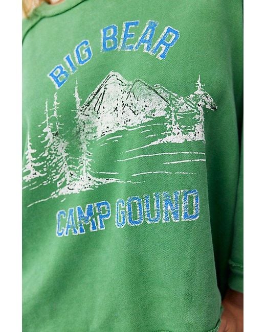 Free People Green Everything Printed Pullover