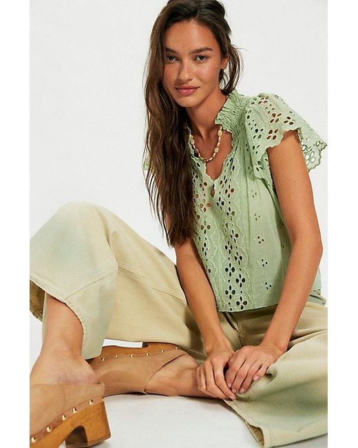 Free People Multicolor Fp One Sigrid Blouse