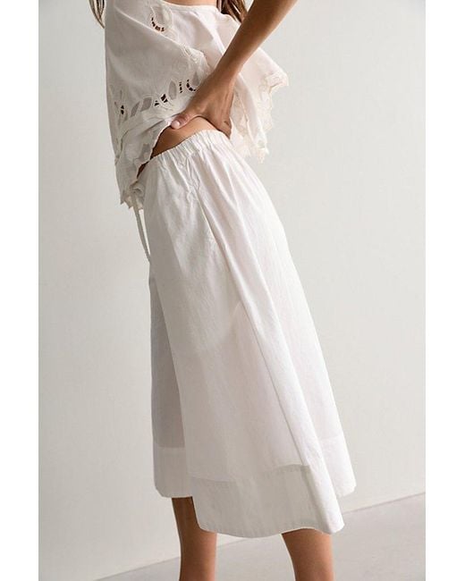 free-est Natural Menorca Slouchy Capris By
