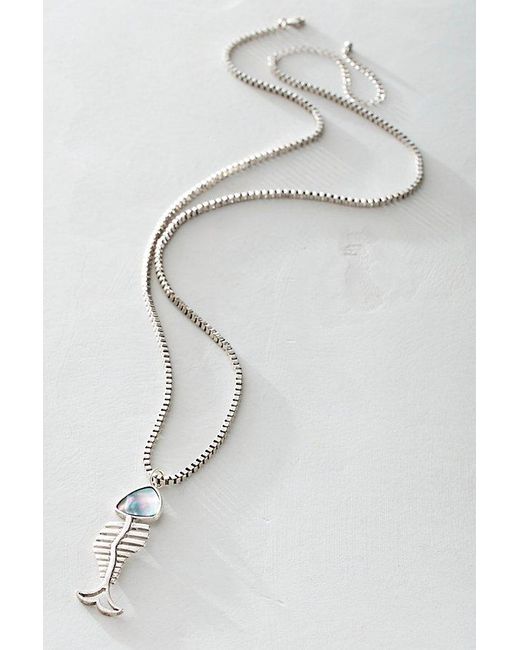 Free People Gray Reef Necklace