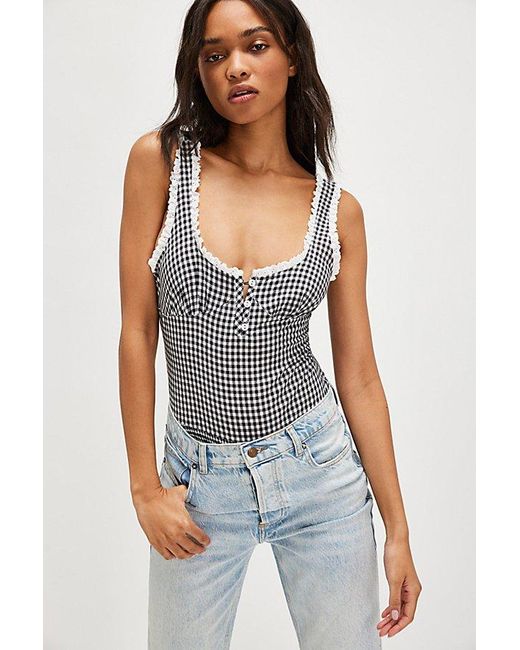 (取寄) フリーピープル レディース キャシー ボディスーツ Free People women Cassie Bodysuit Black White Combo Amazon.com: Free People Women's Cassie Bodysuit, Black White