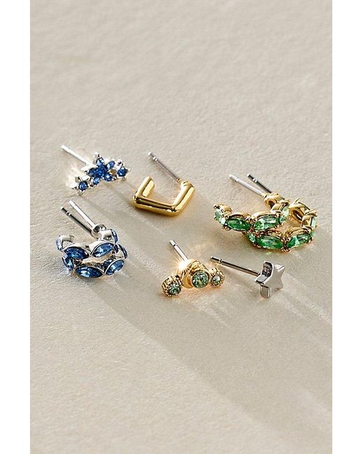 Free People Brown Stardust Waterproof Studs