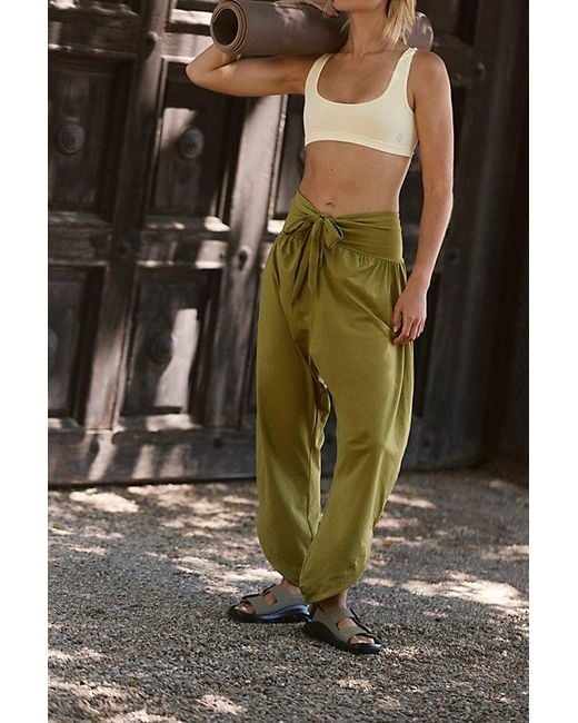 Fp Movement Green Retreat Yoga Pants