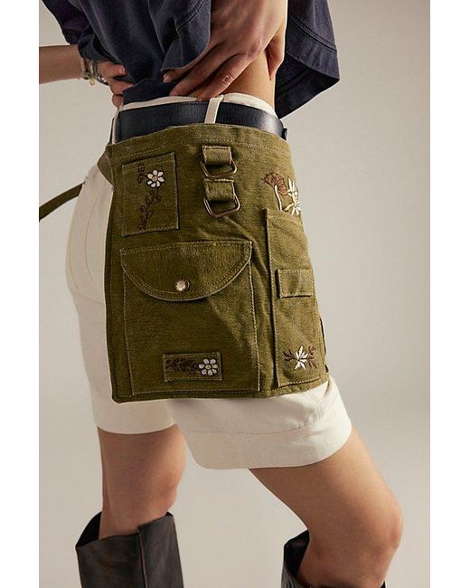 Free People Brown Limited Edition Apron Bag