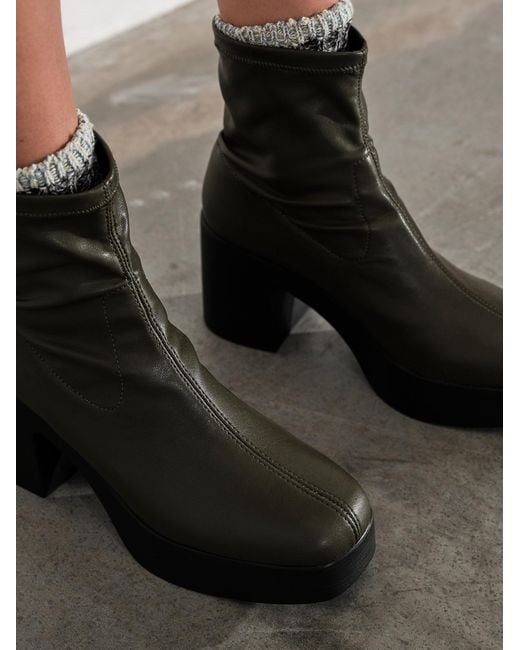 vegan platform boots