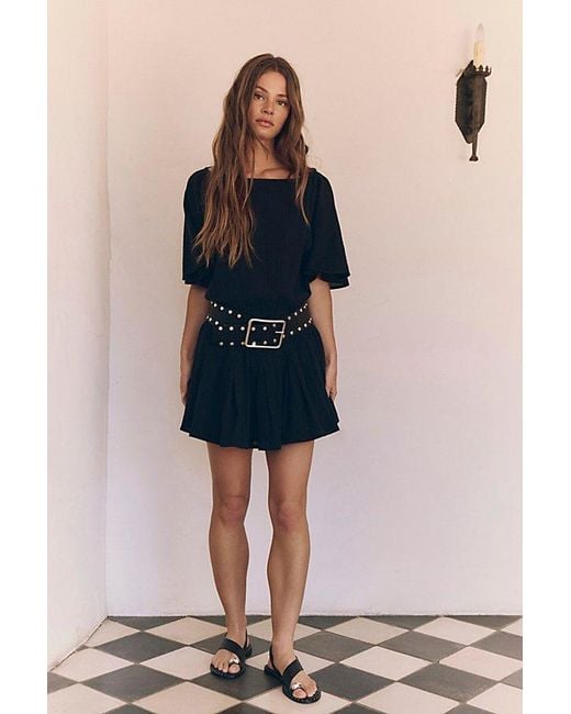 Free People Blue Sutton Mini Dress