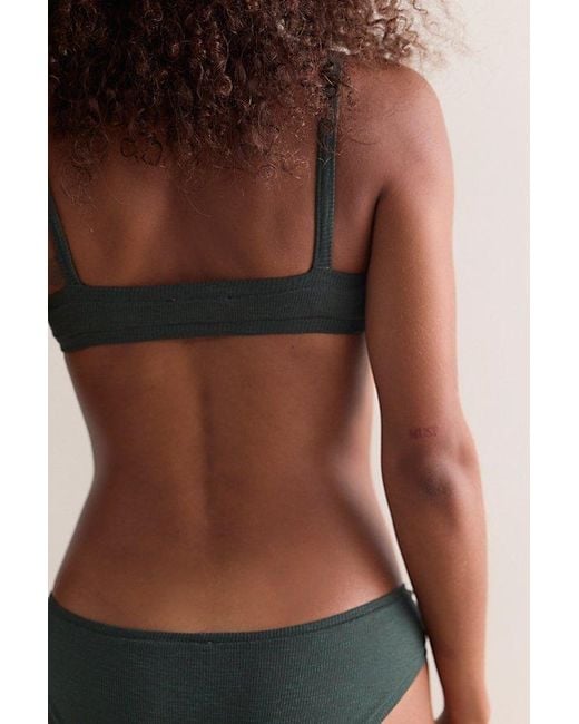 Intimately By Free People Brown Throw On Rib Bralette By