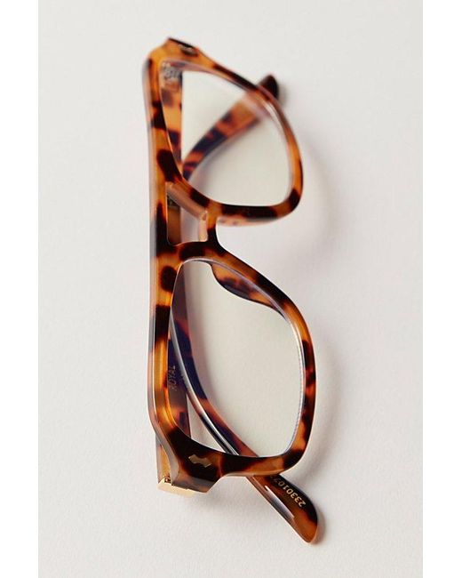 Free People Multicolor Royal Aviator Light Glasses