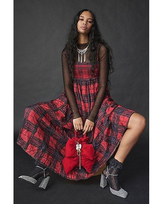 Free People Multicolor Holly Plaid Maxi Dress