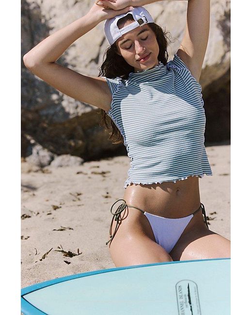Seea Blue Leo Rashguard Surf Top
