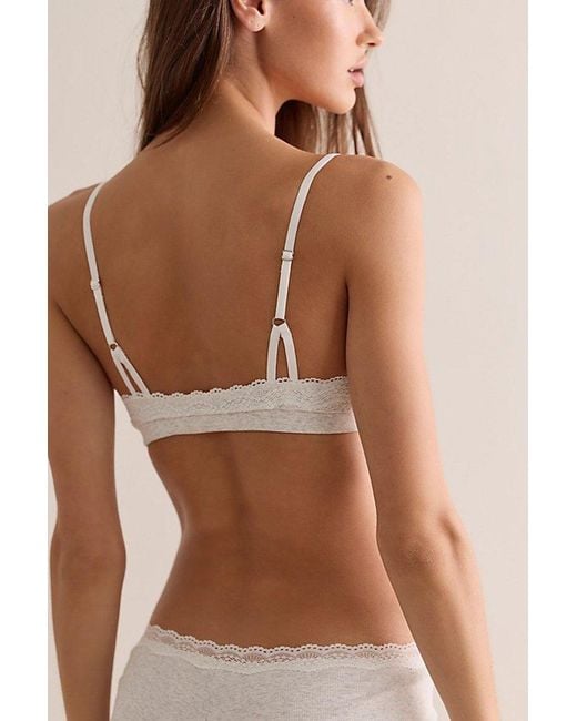 Intimately By Free People Brown Oh My Darling Scoop Neck Bralette By