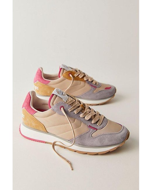 HOFF Brown Retro Technical Sneakers
