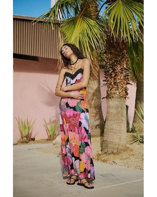 Free People Red Bloomspell Maxi Dress