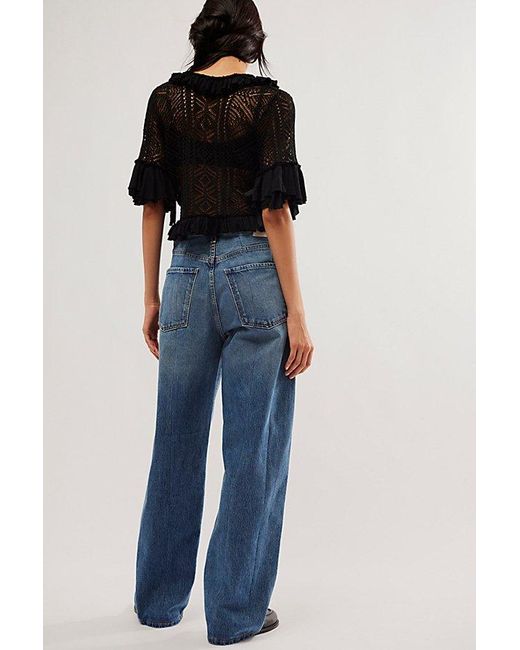 Citizens of Humanity Blue Ayla Spliced Baggy Jeans