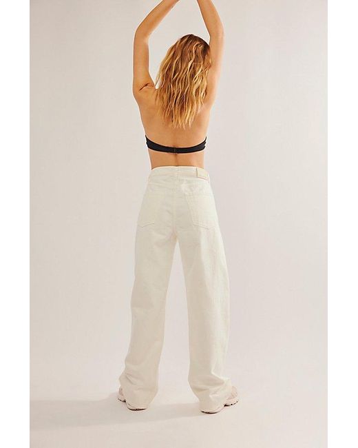 Citizens of Humanity Natural Ayla Baggy Cuffed Crop Jeans At Free People In Pashmina, Size: 26