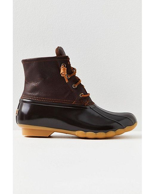 Sperry Top-Sider Brown Saltwater Duck Boots