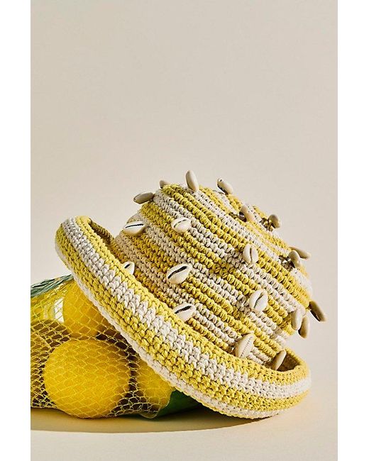 Beta Astral Metallic Beta Al Pora Stripes And Shells Hat By