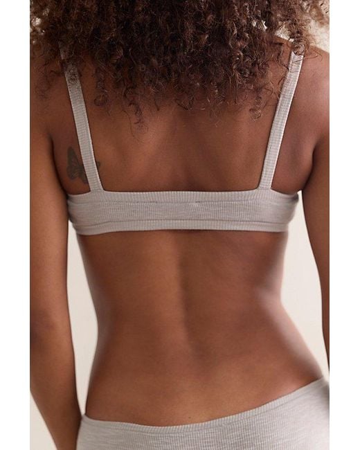 Intimately By Free People Brown Throw On Rib Bralette By