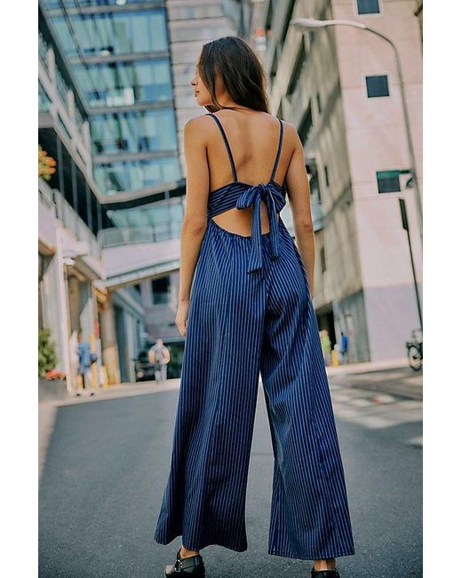 Free People Blue Ava One-piece