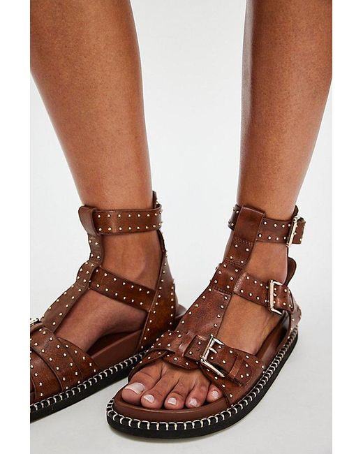 Free People Natural Nova Gladiator Sandals