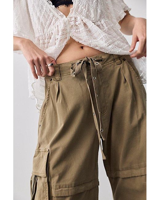 Free People Multicolor We The Free Reef Curved Twill Cargo Pants