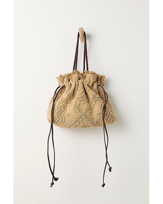 Free People Brown Tufted Tote