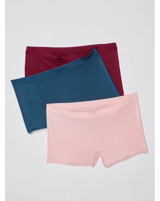 Free People No Show Seamless Boyshort Undies 3pack Bundle Lyst
