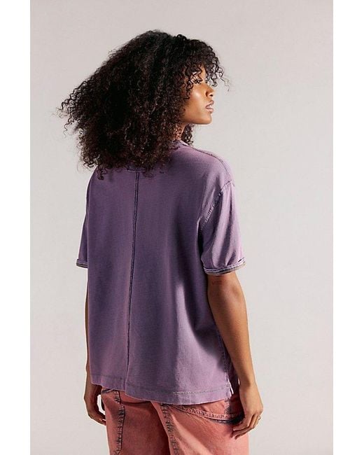 Free People Red Bad Habit Tee