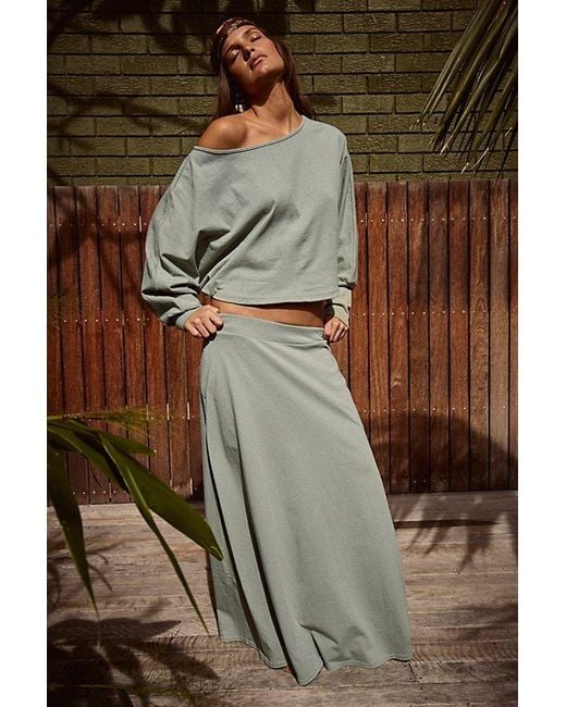 free-est Green Cilla Skirt Set By