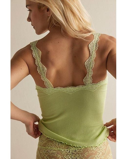 Intimately By Free People Green Spring Fever Cami By