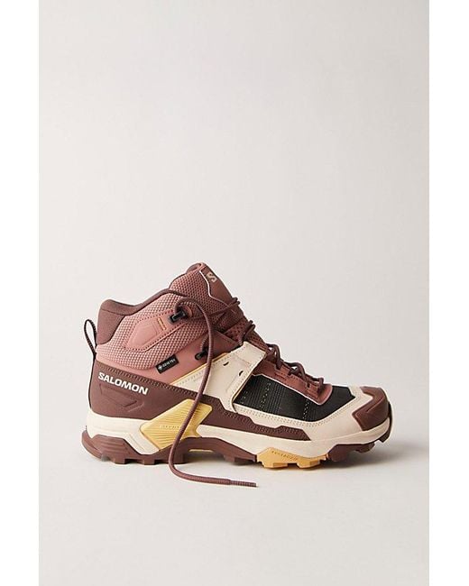 Salomon Brown X Ultra 5 Mid Gore-Tex Hiking Boots