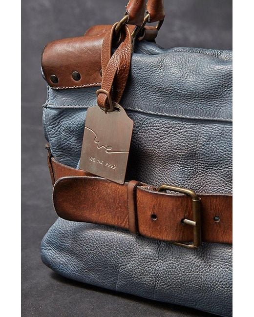 Free People Gray We The Free Belted Mini Tote
