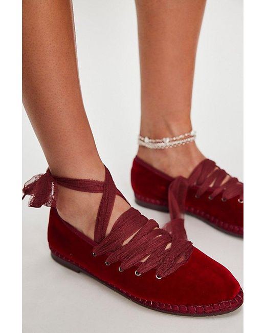 Flabelus Blue Ginny Chiffon Flats