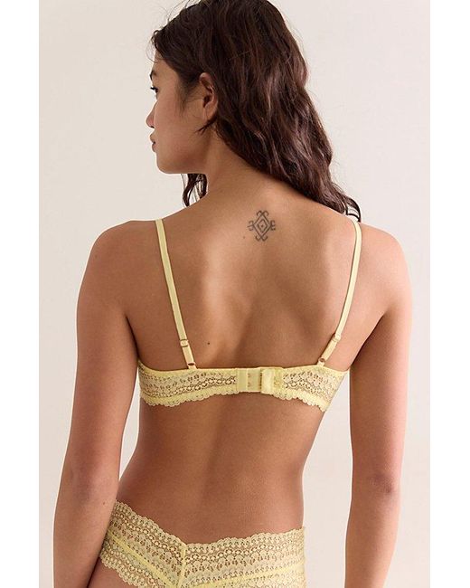 Intimately By Free People Blue This Or That Plunge Underwire Bra By