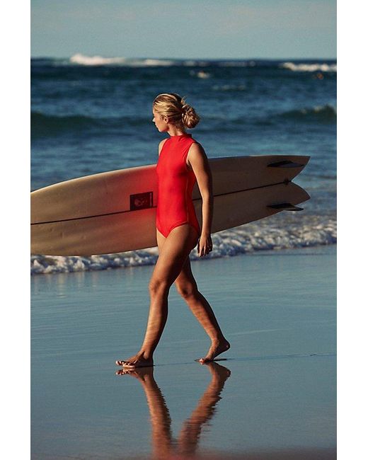 Salt Gypsy Jade One-piece Surf Suit At Free People In Red, Size: Medium