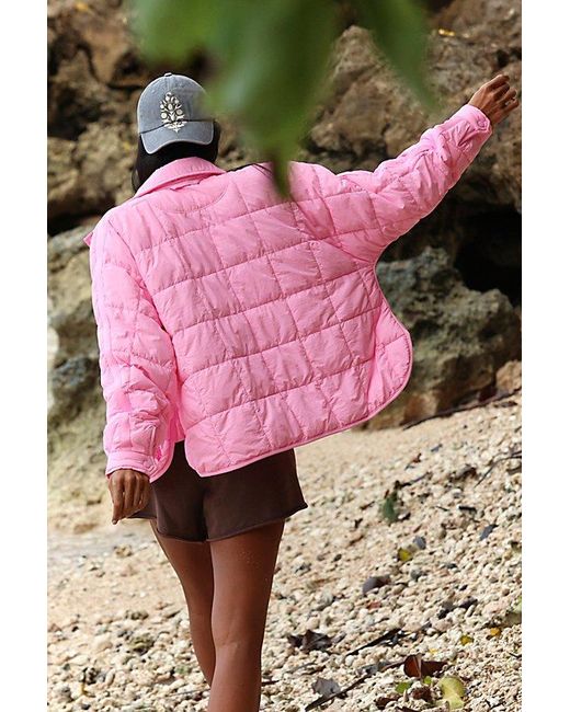 Fp Movement Pink Pippa Packable Puffer Jacket