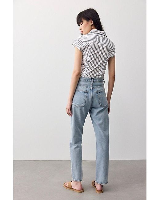 Agolde Blue 90S Pinch Waist Jeans