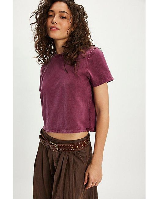 Free People Red Everyday Tee