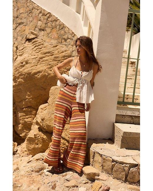 free-est Brown Heatwave Top By