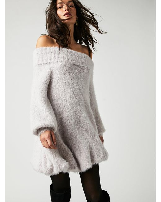 Free people 2025 gray dress