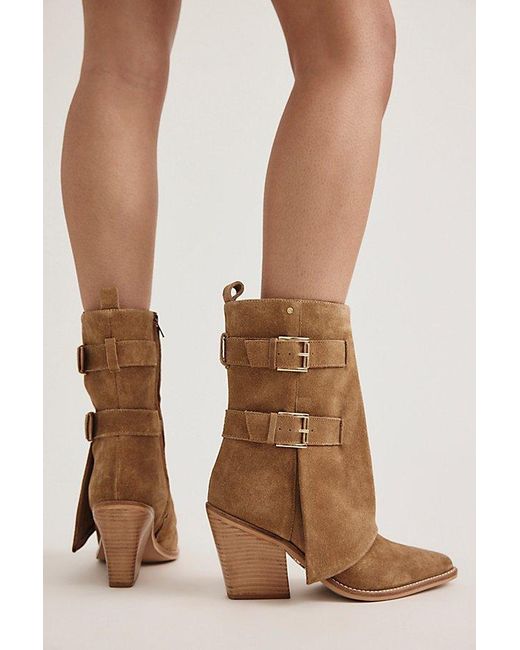 Bronx Brown Rosanna Buckle Boots Shoe By