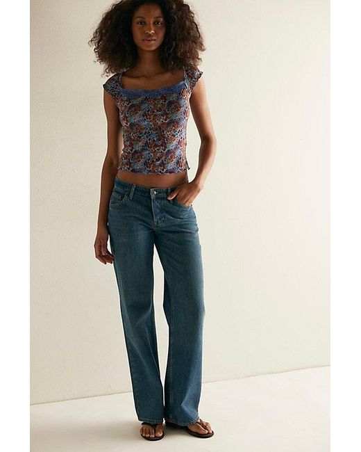 Intimately By Free People Multicolor Mix & Match Baby Tee By