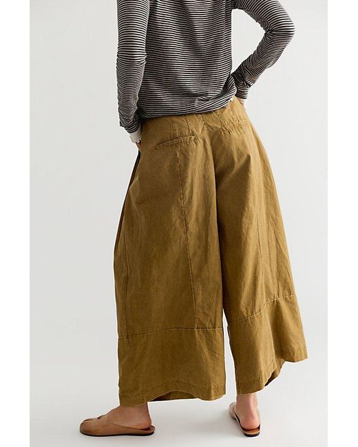 Free People Multicolor Concrete Solid Trousers