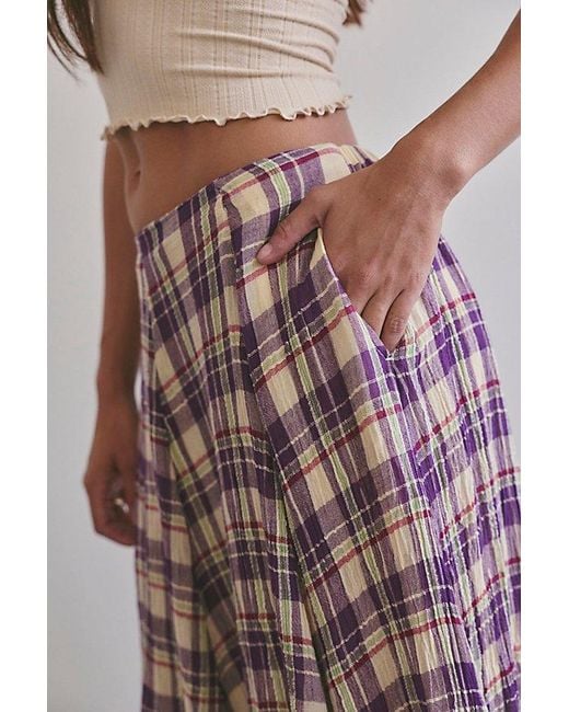 Free People Brown Ives Maxi Skirt