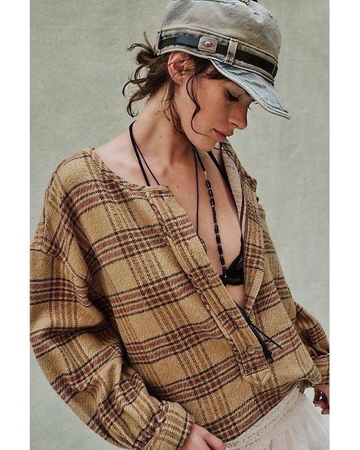 Free People Metallic Washed Cadet Hat