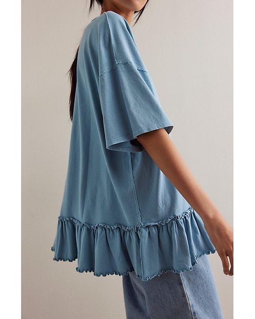 (取寄) フリーピープル レディース ホワイ イエス ティー Free People women Why Yes Tee Blanc De Blanc Free People Women's Why Yes Tee, Blanc De Blanc at Amazon