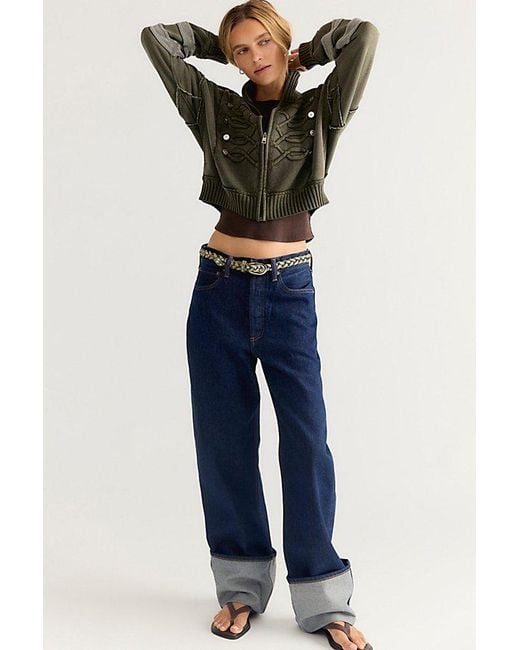 Agolde Blue Big Cuff Jeans