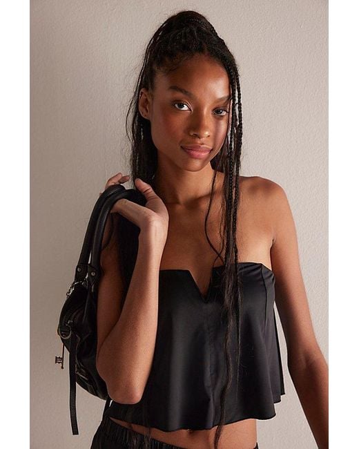 Intimately By Free People Brown Double Dare Wire Tube Top By