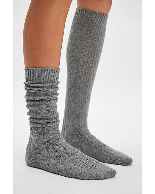 Free People Black Essential Knee High Sock